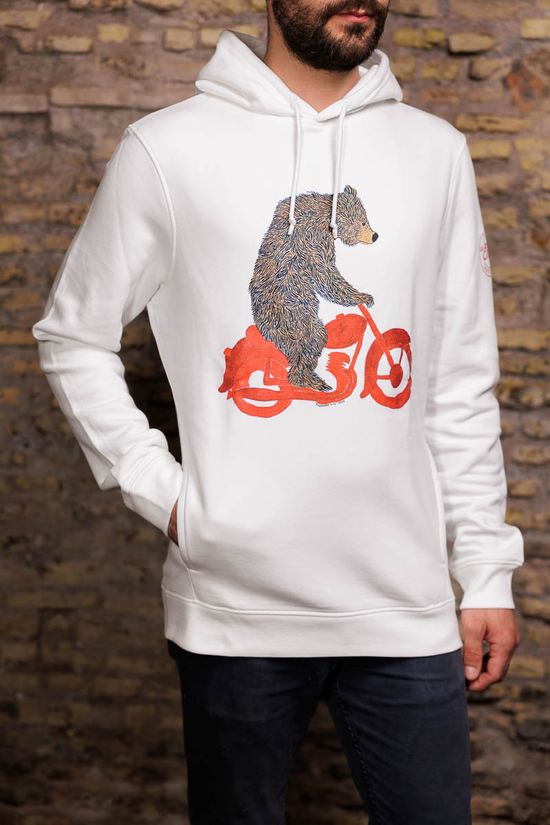 Felpa "Biker bear" - immagine 8